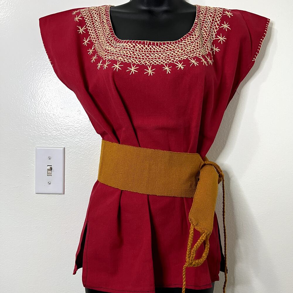 Authentic Mexican Women's Shirt Size M - Picture 7 of 9